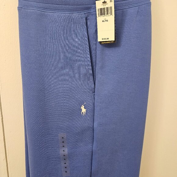 POLO RALPH LAUREN Men's Blue Double-Knit Sweat Shorts Size XL Mens - Picture 1 of 5